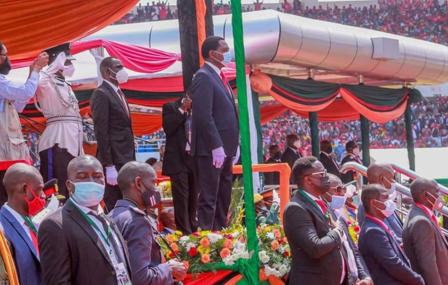 Hakainde Hichilema's Inauguration as Zambia’s 7th Republican President – Picture Curtesy of media Sources